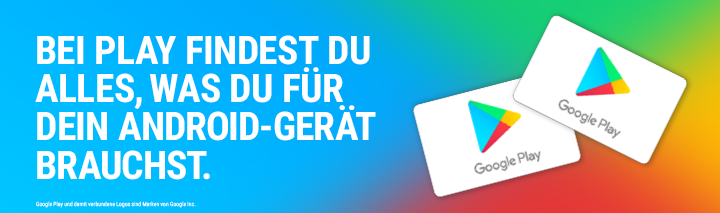 Bei Google Play findest du alles, was du für dein Android-Gerät brauchst!